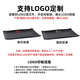 Black melamine tableware porcelain plastic beef special long plate hot pot restaurant barbecue restaurant plate milky white 14014110 packs)