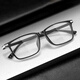 Spiegelproverb Real Crystal Stone Lesebrille für Männer High Definition Donghai Kristall Stein Ultra Licht High-End-Brandbrille Natürlicher HD Halal Crystal 6015 Schwarzer Rahmen Presbyopie 200 Grad (empfohlen für 55-59 Jahre)