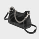 CHARLES&KEITH25冬新品多背法链条腋下包斜挎包女CK2-80151347-3 Noir黑色 M