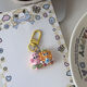 [SpongeBob SquarePants Patrick Star] Cartoon Cute Best Friend Keychain Couple Girl Pendant School Bag Accessories Gift SpongeBob SquarePants Random Pack
