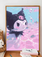
Qilicai Summer Swimming Pool Sanrio Kulomi IY Digital Oil Painting Hand-painted Filled Colored Cartoon Acrylic Decorative Painting LL16784 Acrylic Painting + Professional Oil Canvas + Multiple Professional Paintings