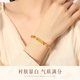 CHINA GOLD Gold Bracelet Women's Pure Gold Pixiu Bracelet Citrine Bracelet Birthday Gift for Girlfriend and Wife C Gold Pixiu Bracelet About 0.4g* Comes with Rose Gift Box