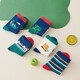 Children's Socks Spring and Autumn Mid-Tube Socks Boys' Socks Medium-sized Boys' Thin Socks Student Cartoon Mid-Tube Children's 1 Pair Random Colors 8-14 Years Old