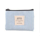 
Coin wallet mini women's small square bag fabric small wallet cute student short coin bag small bag blue stripes