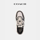 COACH New Men's Shoes Mixed Stitching Classic Logo SOHO Sports Shoes Flat Shoes Casual Shoes Gift Black/Chalk 40.5