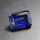 Lianshi rectangular tanzanite sapphire loose stone deep tanzanite ring ring pink melt blue noble men and women rectangular (15*20mm)