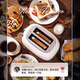 One Life, One House Retro Toaster Toast Toaster Household Fully Automatic Heating Multifunctional Breakfast Machine Piano White High Configuration