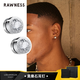 Rawness Magnetic Earrings Moissanite Diamonds Niche High-end Handsome Earrings Without Holes Men's New Fashion Star Silver Magnetic Pair