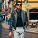 Mr. Cloth Fashion Zipper Lapel Long Sleeve POLO Shirt Men's 2025 Autumn New Business High-end Top BT16863 Piano Black S (165)