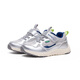 Zapatos de deportes para niños Carter Rabbit Children's Sports 2025 Autumn New Campus Shoes Anti-Slip, ReseSistant y Balking Basketball Shoes de baloncesto Silver Gray 28 Inner Inner aproximadamente 18.0 cm de pie de longitud de aproximadamente 17.1-17.7