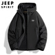 JEEP SPIRIT Jeep Jacket for men and women three-in-one jacket men's jacket men's casual soft shell autumn and winter windproof outdoor clothing