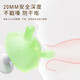 Mushroom teether, infant teething stick, silicone boilable bite gum, anti-eating hand artifact, pacifier, baby teether, green, 2 pack