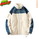 CHENPIN LAMB LABE COTON COTON MEN'S 2025 Nouveau automne et hiver plus velours épaissie de coton en vrac Coat de coton velours chaud gris xl