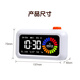 Combas timer alarm clock time manager visual children and students color screen homework learning desktop stopwatch S5091 new color screen timer white