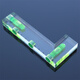 LDVEP fully transparent strong magnetic L-shaped spirit level 120mm green bubble