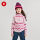 Reima Finland reima2025 new autumn and winter new products for boys and girls, warm and comfortable sports fleece cardigan sweatshirt black-9995 140 cm
