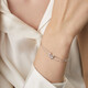Chow Sang Sang Pt950 Platinum Bow Bracelet Women's 91476B Pricing 19cm