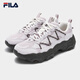 FILA official women's shoes Cat Claw 6 dad shoes sneakers 2025 autumn new shoes thick-soled casual shoes light gray purple/lavender-GA 37.5