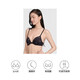 Victoria's Secret Pink 2804 Disc Cofre externo Extendido Extranado Almohadilla delgada cómoda 3/4 taza de sujetador de acero inoxidable Lencería Autumn Women 70WL Black Bow 11202804 75B (34B)