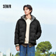 Semir down jacket men's seamless taped three-proof jacket winter warm stand-up collar top solid color simple 101724113104