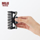 MUJI hairpins, hair accessories, headgear, shark clip, back of head clip, OFA65C4S black
