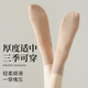
Urban beauty short stockings for women middle-aged and elderly people in spring and autumn medium-thick style wide mouth not easy to wear-resistant black short socks