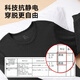 Hoilan Home Worder Termal Wears's Autumn Ropa de otoño y pantalones de otoño Autumn Algodón 100% puro Anti-Mite Autumn e Invierno Autumneral e Invierno Collar Collar Conjunto cálido 100% Pure Pure Anti-Bacteria Anti-Mite-Shallow Ash XL /175 (peso 130-150Jin [Jin iguala 0.5 kg]))