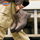 Dickies Martin Boots Herrenstiefel 2025 Herbst- und Winterstiefel Herren hohe Top Retro Trendy Work Stiefel Dicke Sohle Erhöhung Herrenschuhe Maillard Brown 40 [Einen Größe größer, geeignet für Sportschuhe 41]