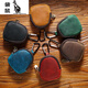 Canguro japonés bolso verde monedas de vaca cupón billetera pequeña billetera de la cremallera bolso bluetooth bolso llaver