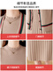TJQ ​​Luxury High-End-Marke Strickkleid für Frauen 2025 Herbst Neue Mode Casual Slimming und altersreduzierende Moderock Kaffee m