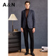 Antonio Mulberry Silk & Cashmere & Sheep Wool Light Luxury Business Single Suit Men's Autumn Elegant Executive Suit Jacket