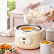 Tianji (TONZE) electric stew pot, electric stew cup, water-proof stew pot, soup pot, porridge pot, bird's nest stew pot, health care, steaming and stewing for 2-4 people, white porcelain gallbladder DGGD24A163BZDQ