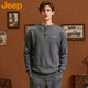 JEEP Brand Henry Collar Sweater Men's Solid Color Inner Sweater 2025 Autumn New Trendy Bottoming Sweater Men Black M