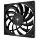 利民（Thermalright）TL-C12015 12cm薄款机箱散热风扇 15mm风扇 4PIN PWM 1500 转速 S-FDB V2轴承 TL-H12015B黑色薄扇【盒装】