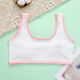 Wen Xiaoying girls underwear vest development period girls 9 pure cotton 10 years old 12 primary school students 13 wear primary school children's bra white M (recommended 60-85Jin Jin equals 0.5 kg)