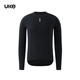 UKE men's cycling long-sleeved outdoor cycling jersey base layer autumn and winter road bike warm and comfortable multi-color base layer Lan Ye Black L
