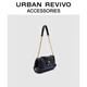 
URBAN REVIVO2025 Autumn New Women's Trendy Street One-Shoulder Crossbody Bag UAWB50207 Black