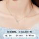 Chinese Jewelry Pure Silver Sparkling Dream Butterfly Necklace for Women 2025 New Light Luxury High-Quality Pendant Practical Birthday Gift for Girlfriend