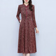 LISM [same style in the mall] high-end dress 2025 new long-sleeved wide-breasted dress with temperament and noble Mid-Autumn Festival, color, pocket M (95-104Jin[Jin equals 0.5 kg])