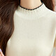Shexi (Srcr) pure wool sweater for women, short high-waisted sweater with autumn and winter style small knitted bottoming top