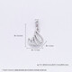 Laofu Gold Platinum Elegant Noble Swan Pendant Swan Pendant Approximately 2.6g