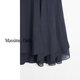 
Massimo Dutti autumn new product 2025 women's clothing island vacation style fluttery long skirt skirt 05288400 dark blue XS (34) (165/62A)