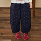 Luson [gekämmte Baumwolle] Little Obao Okids Kinderkleidung Baby Casual Polka Dot Wide -Bein Hosen Frauen 2025 Herbst Girls Straight Hosen