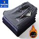 Woodpecker pure cotton casual casual sports pants men's autumn and winter large size loose leggings sweatpants winter plus velvet thickening spring and autumn style leggings black 3XL (recommended 150-170Jin Jin equals 0.5 kg)