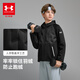 Under Armor Children's Clothing Children's Jackets Men's and Women's Jackets Winter Velvet Warm Hooded Sports Jacket 254324103 Black 170