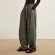 Weniger [gleicher Stil im Einkaufszentrum] 2025 Herbst neuer Stil Mode lose lockere lässige Weitbeinhose 2p9e15810 908 Black Coffee Series Xs XS