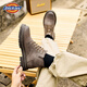 Dickies Martin Boots Herrenstiefel 2025 Herbst- und Winterstiefel Herren hohe Top Retro Trendy Work Stiefel Dicke Sohle Erhöhung Herrenschuhe Maillard Brown 40 [Einen Größe größer, geeignet für Sportschuhe 41]