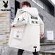 Playboy (PLAYBOY) mid-length down jacket men's new winter trend Korean down jacket youth winter warm jacket 829 beige 2XL 140-155Jin Jin equals 0.5 kg