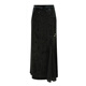 Sancai Yueying Shuanghua 2025 Winter New Ice Flower Velvet Skirt A-line Skirt High Waist Long Skirt C Classic Black S 155/64A