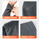 Heilan House Thermal Underwear Men's Autumn Clothes and Autumn Pants Men's 100% Cotton Antibacterial and Anti-mite Autumn and Winter Underwear Round Neck Warm Set 350g Polar Fleece Plus Velvet Thickened Set - Black XL /175 (Weight 130-150Jin Jin is equal to 0.5 kg)